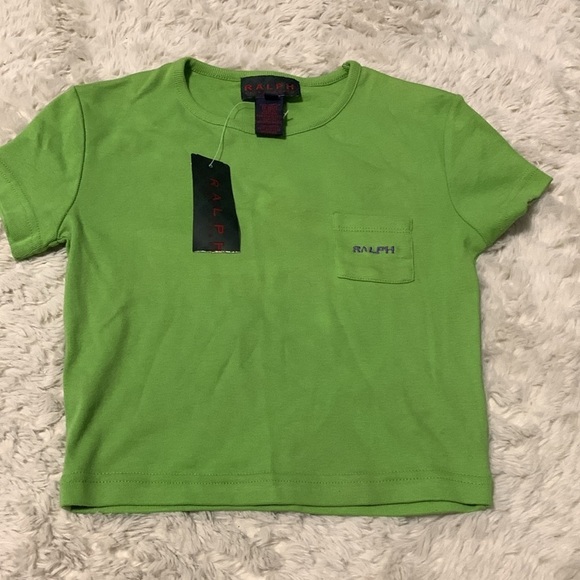Vintage Deadstock Ralph Lauren Green Women's Crop Top - Picture 5 of 8